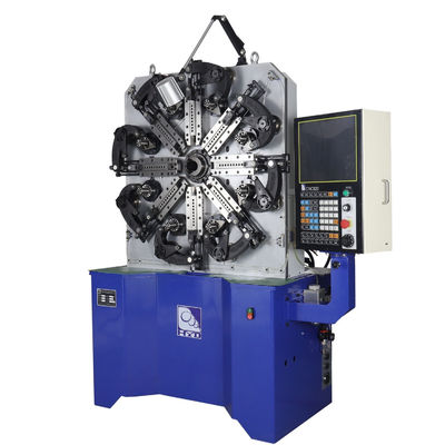 1.0-4.0mm Cam CNC μηχανή παραγωγής ελαστικών, μηχανή πλεξίματος ελαστικών με κινητήρα Sanyo Servo