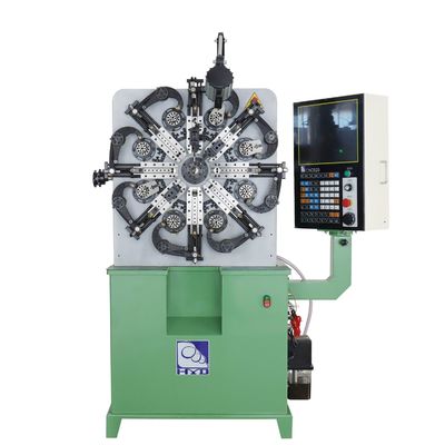 Μηχανή ελατήριας CNC υψηλής ταχύτητας 0.2 - 2.3mm Σύστημα κατασκευής συρμάτων ελατήριας γραμμής
