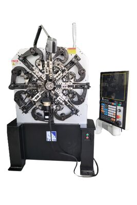 Εξοπλισμός κατασκευής ελατηρίου CNC 4,0mm Cam Sanyo Motor CE ISO9001 Blue Systems