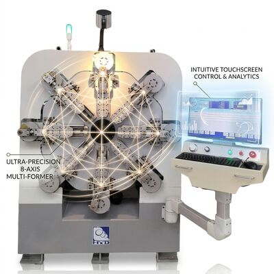 Περιστροφική μηχανή διαμόρφωσης σύρματος CNC υψηλής ακρίβειας Συστήματα μέγιστης τροφοδοσίας 100m ανά λεπτό