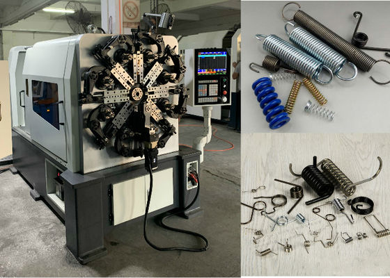 ISO9001 5 άξονας 4,0mm Wire Spring Making Machine 17,5KW CNC Spring Former