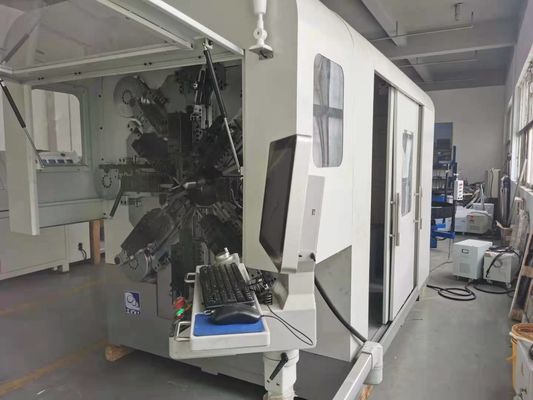 Μηχανή περιέλιξης CNC ελατηρίου 14 αξόνων χωρίς Camless με συρμάτινο περιστροφικό διαμορφωτή