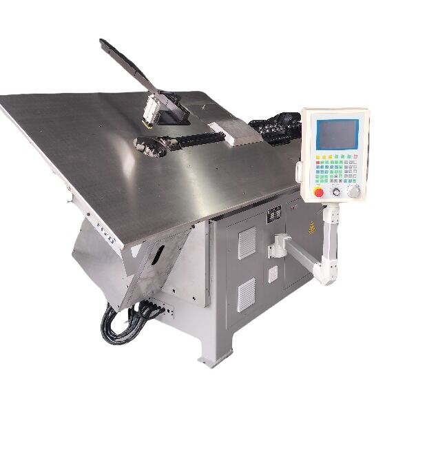 Μεγάλη ακρίβεια 2.5-10.0MM 2D αυτόματη μηχανή κάμψης σύρματος 4-5 άξονας περιστρεφόμενο κεφάλι με κινητήρα για την αυτοκινητοβιομηχανία