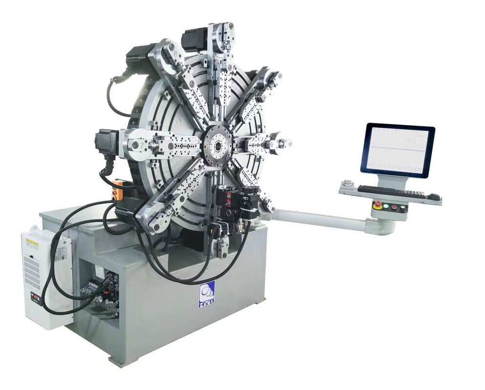 HYD αυτόματη μηχανή κατασκευής σύρματος με ελατήριο CNC coiling 1.0-4.0mm Camless Motor Core για μηχανήματα μετάλλου και μεταλλουργίας