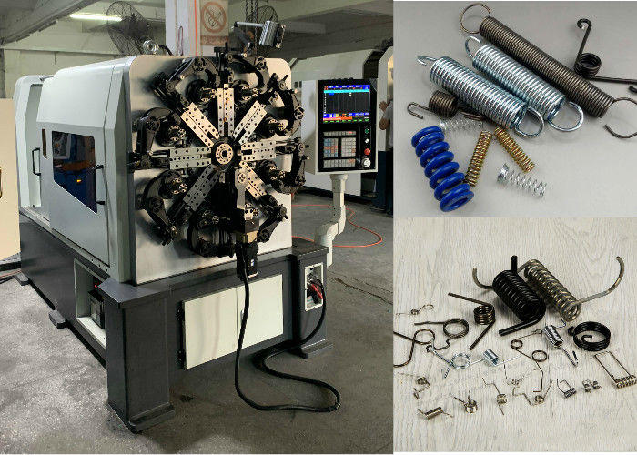 ISO9001 5 άξονας 4,0mm Wire Spring Making Machine 17,5KW CNC Spring Former